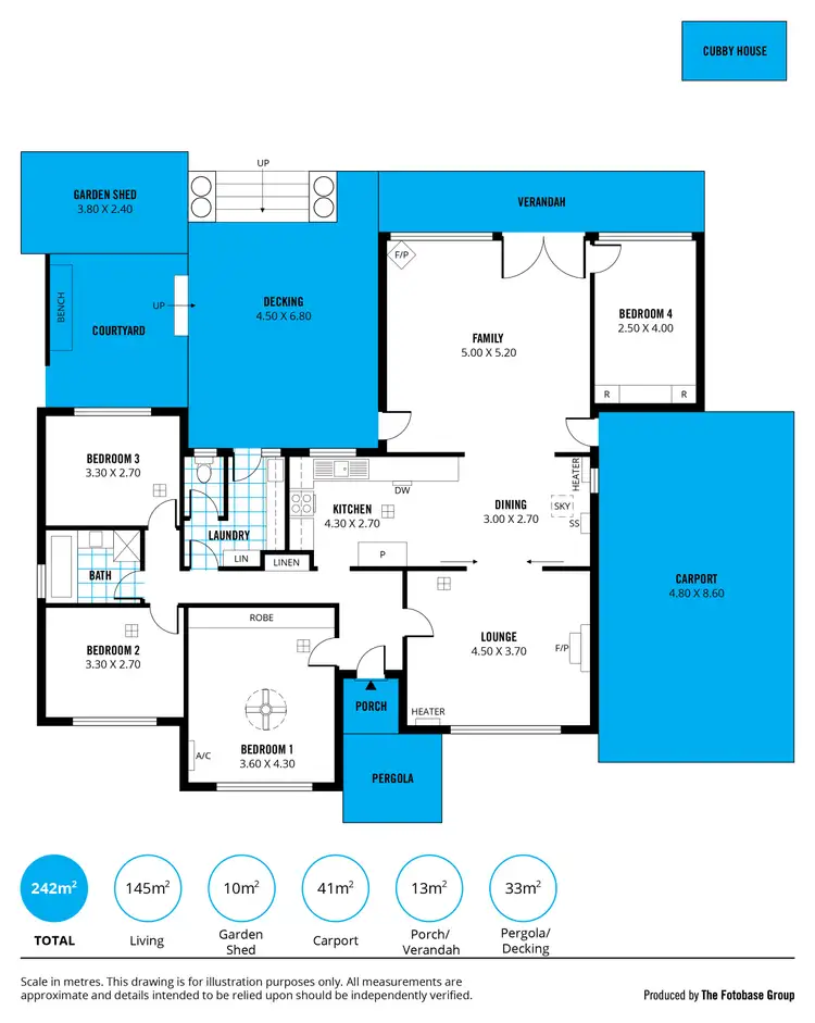 Floorplan of Homely house listing, 41 Hawthorndene Drive, Glenalta SA 5052