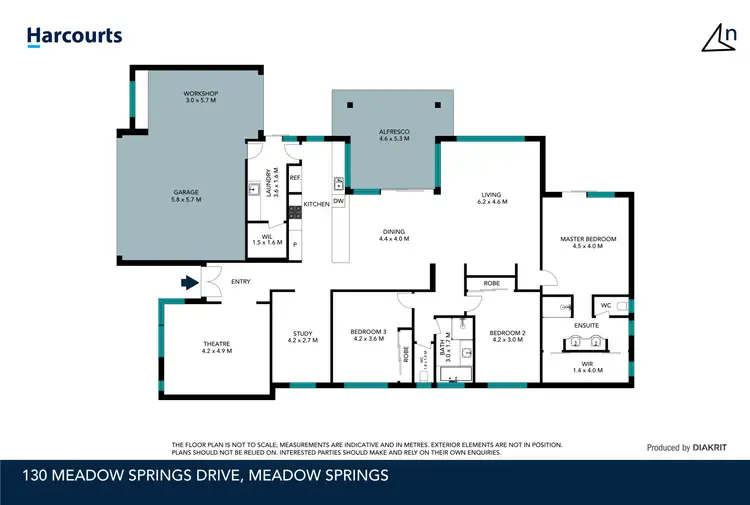 Floorplan of Homely house listing, 130 Meadow Springs Drive, Meadow Springs WA 6210