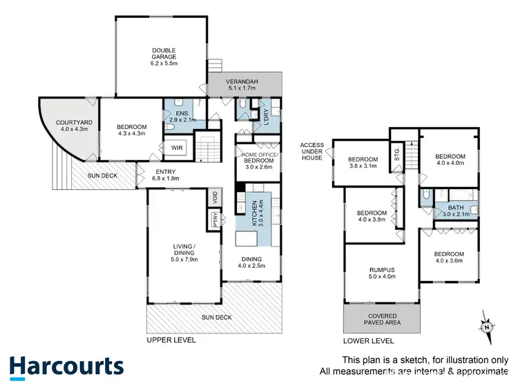 Floorplan of Homely house listing, 5 Flowerpot Crescent, Blackmans Bay TAS 7052