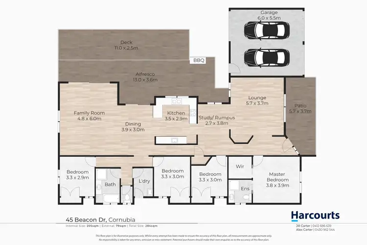 Floorplan of Homely house listing, 45 Beacon Drive, Cornubia QLD 4130