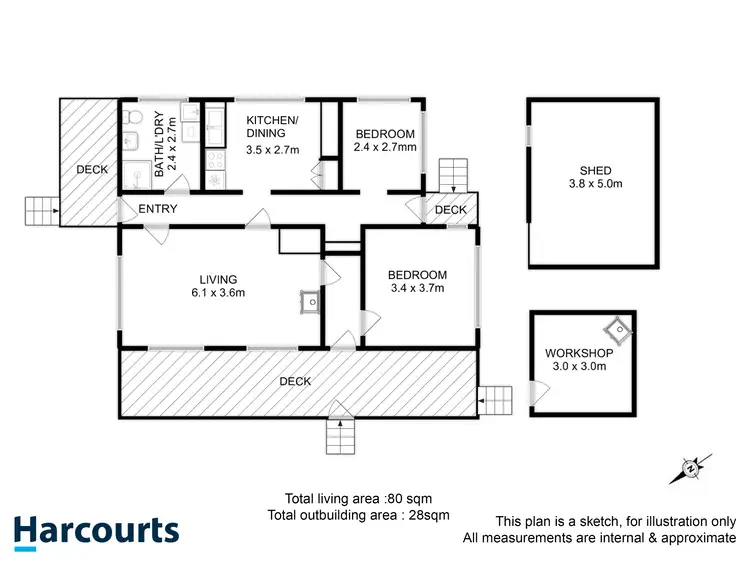 Floorplan of Homely house listing, 18 Sandrock Loop, Abels Bay TAS 7112