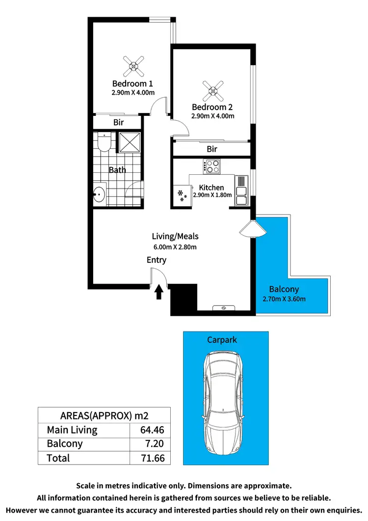 Floorplan of Homely house listing, 6/10-12 Gordon Street, Glenelg SA 5045