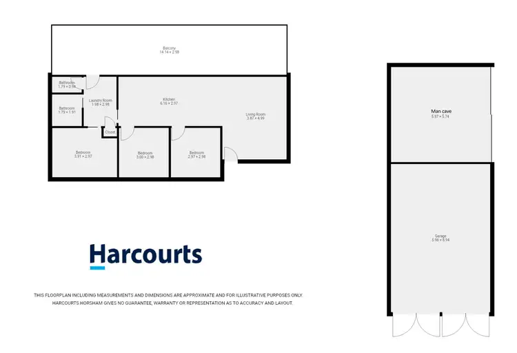 Floorplan of Homely house listing, 1138 Horsham Noradjuha Road, Lower Norton VIC 3401