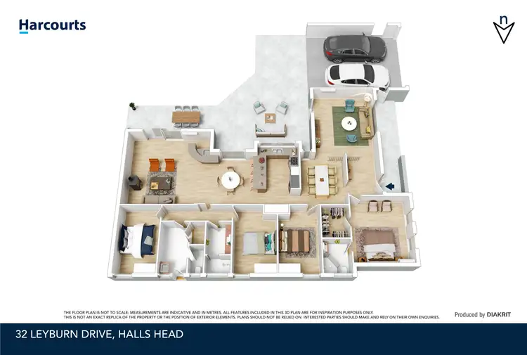 Floorplan of Homely house listing, 32 Leyburn Drive, Halls Head WA 6210
