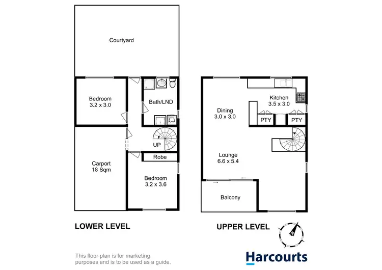 Floorplan of Homely unit listing, 4/2 Derwent Street, Bellerive TAS 7018