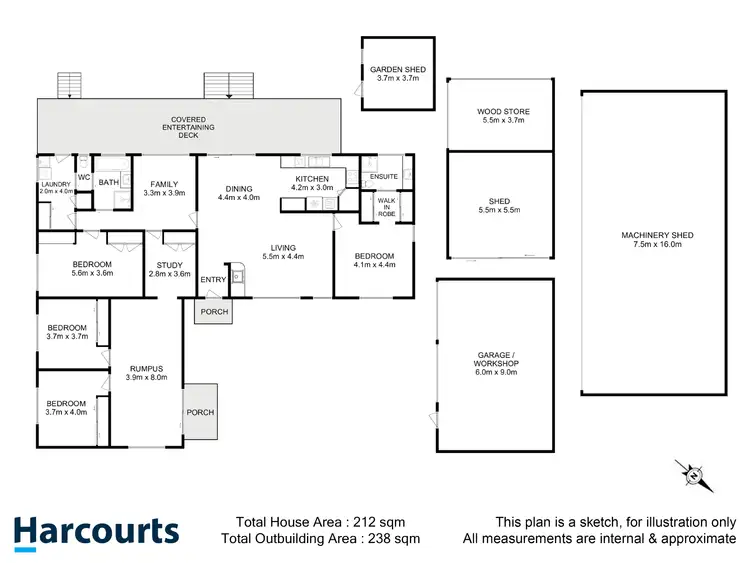 Floorplan of Homely house listing, 55 Crabtree Road, Grove TAS 7109