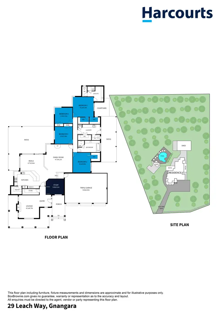 Floorplan of Homely house listing, 29 Leach Way, Gnangara WA 6077