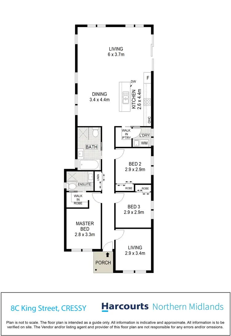 Floorplan of Homely house listing, 8C King Street, Cressy TAS 7302