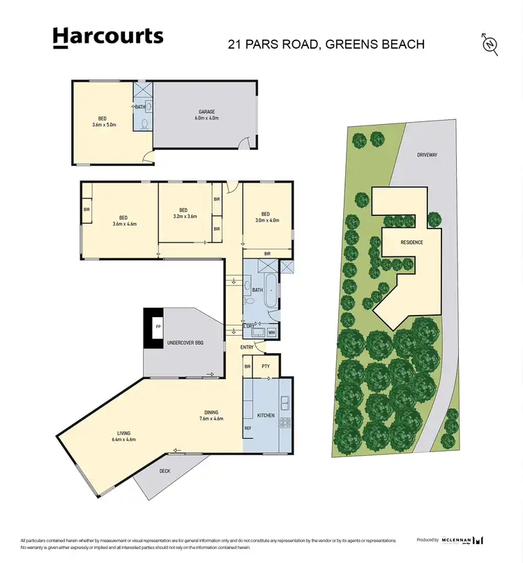 Floorplan of Homely house listing, 21 Pars Road, Greens Beach TAS 7270