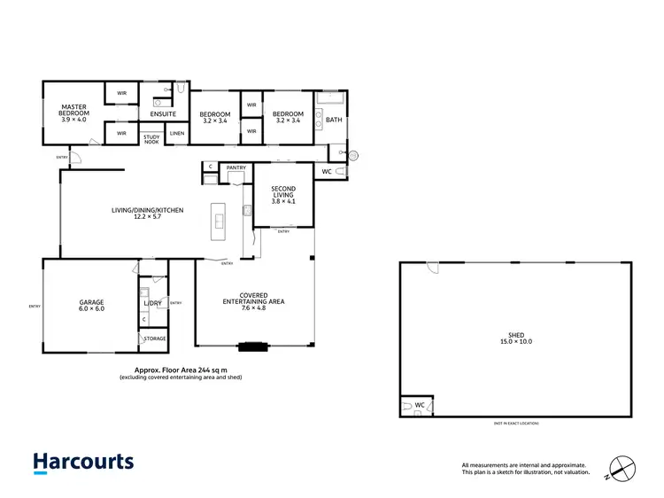 Floorplan of Homely house listing, 3 Bower Circuit, Heybridge TAS 7316