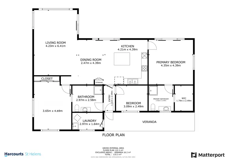 Floorplan of Homely rural property listing, 25 Upper Scamander Road, Scamander TAS 7215