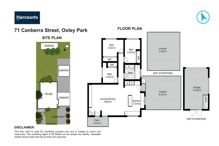 Floorplan of Homely house listing, 71 Canberra Street, Oxley Park NSW 2760
