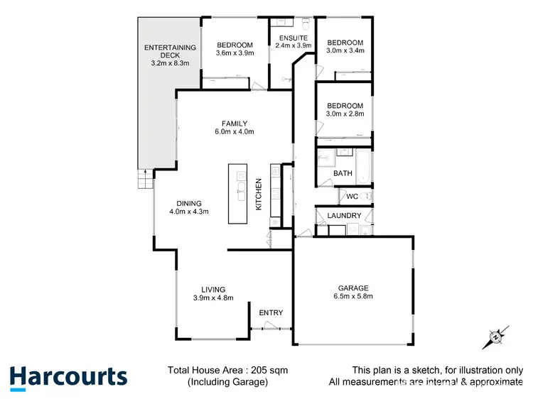 Floorplan of Homely house listing, 21 Queens Parade, Kingston TAS 7050