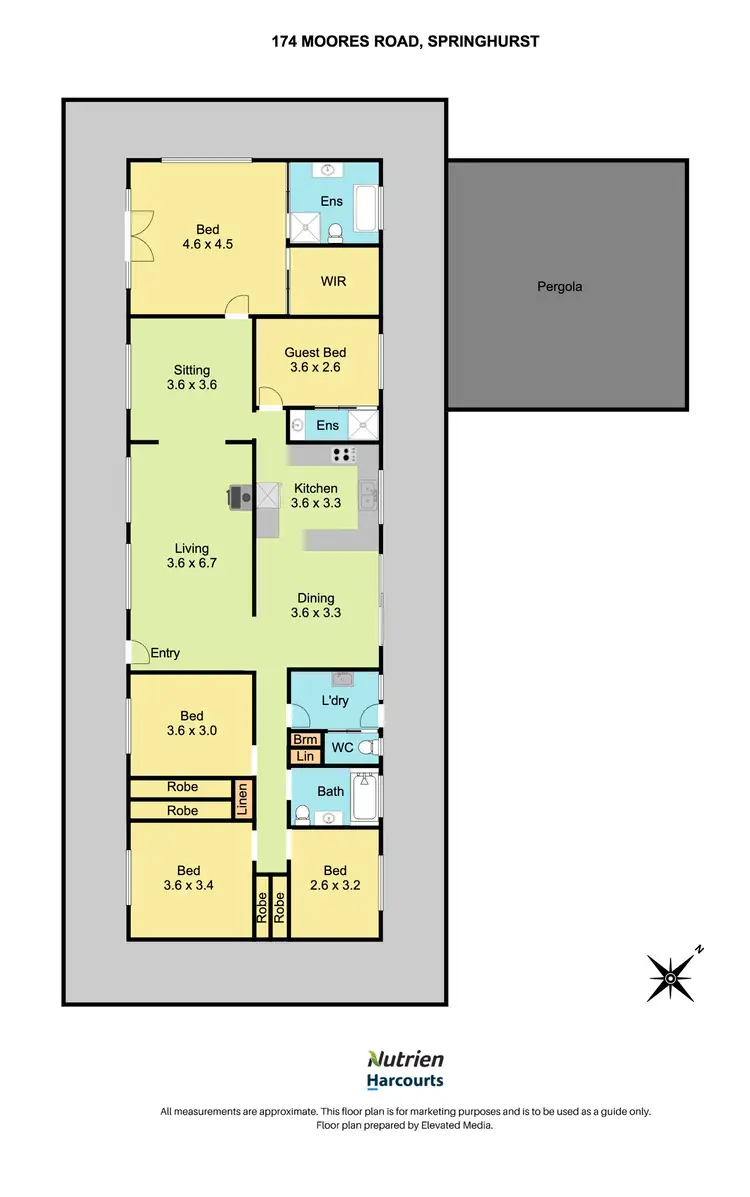 Floorplan of Homely rural property listing, 174 Moores Road, Springhurst VIC 3682