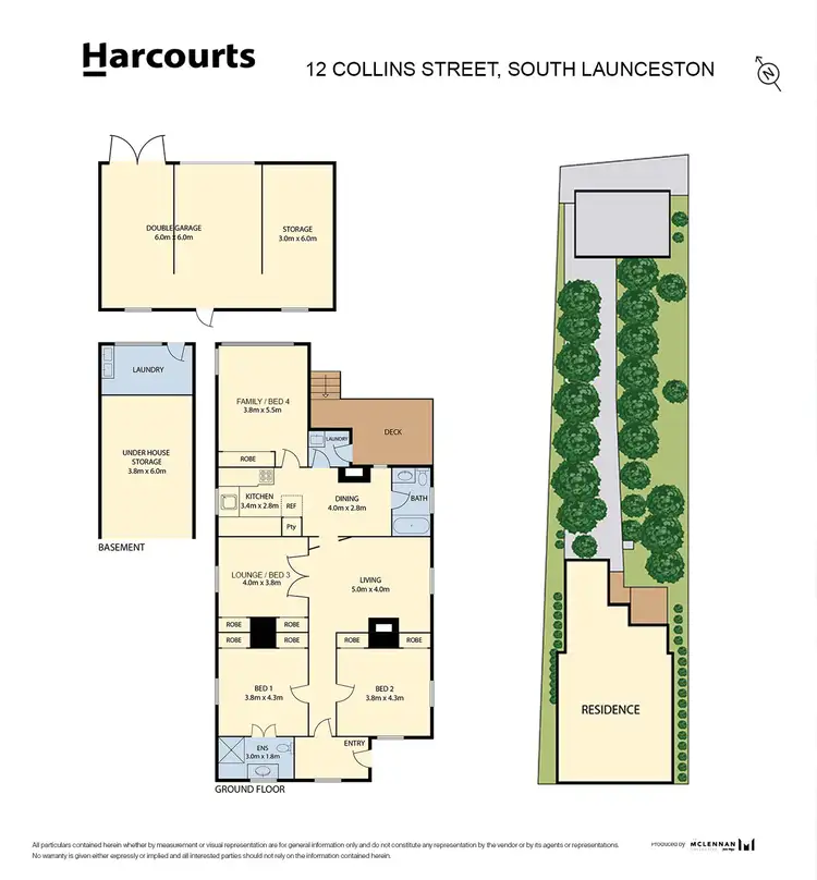 Floorplan of Homely house listing, 12 Collins Street, South Launceston TAS 7249