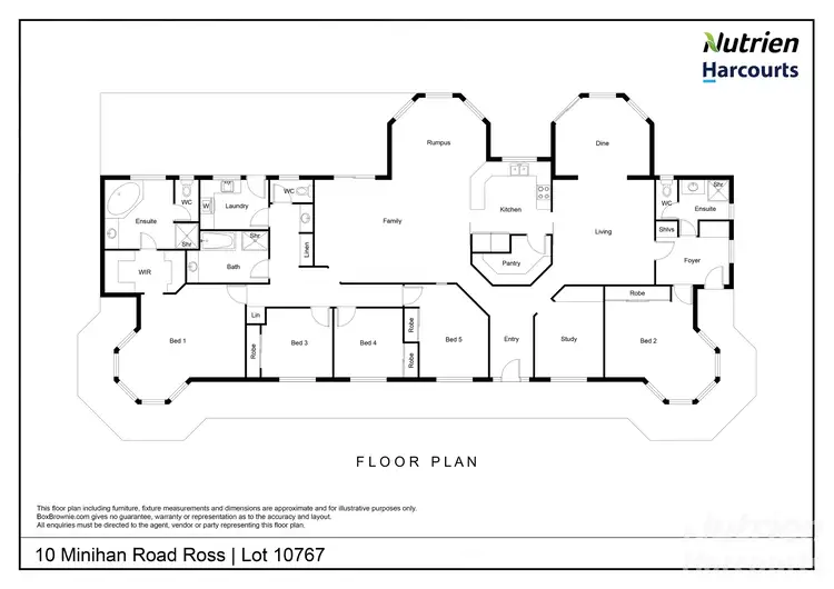 Floorplan of Homely house listing, 10 Minahan Road, Ross NT 873