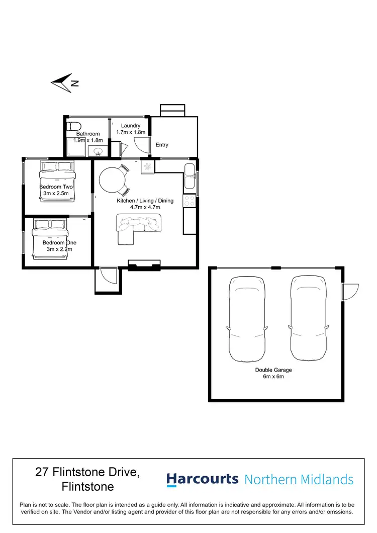 Floorplan of Homely house listing, 27 Flintstone Drive, Flintstone TAS 7030