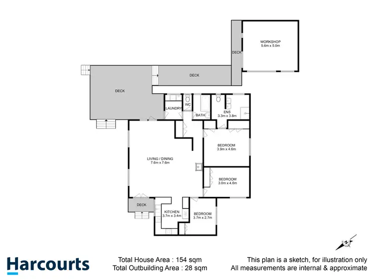Floorplan of Homely house listing, 8 Shield Street, Huonville TAS 7109