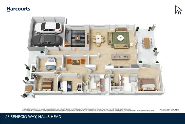 Floorplan of Homely house listing, 28 Senecio Way, Halls Head WA 6210