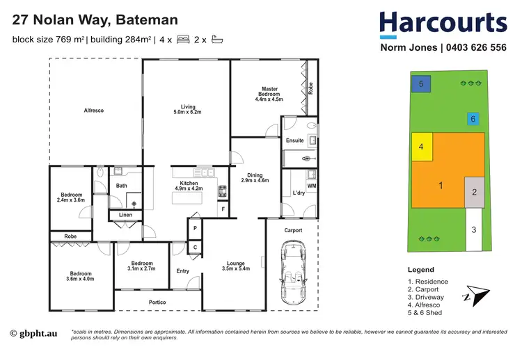 Floorplan of Homely house listing, 27 Nolan Way, Bateman WA 6150