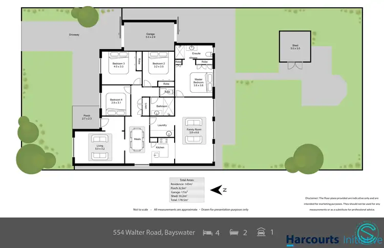 Floorplan of Homely house listing, 554 Walter Road, Bayswater WA 6053
