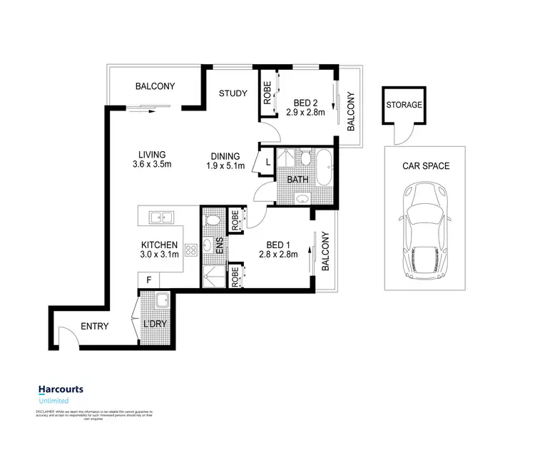 Floorplan of Homely unit listing, 39/17-21 Bruce Street, Blacktown NSW 2148