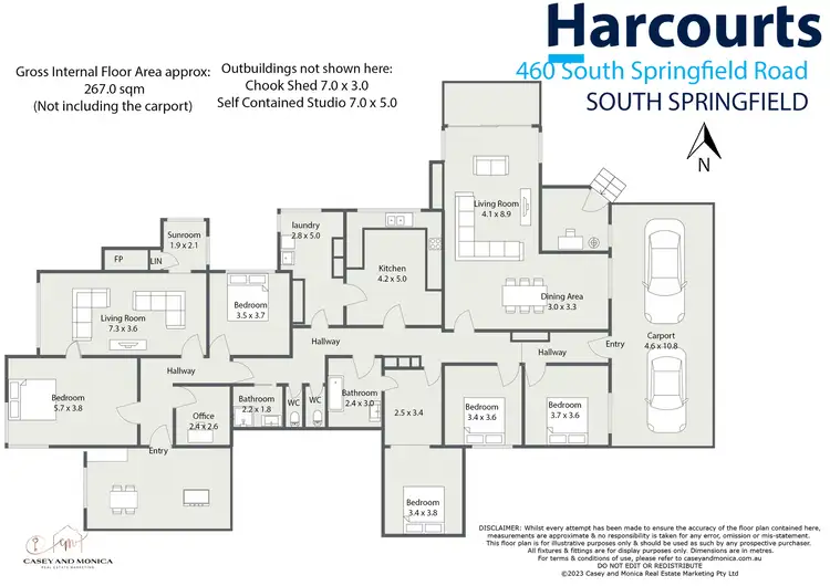 Floorplan of Homely house listing, 460 South Springfield Road, South Springfield TAS 7260