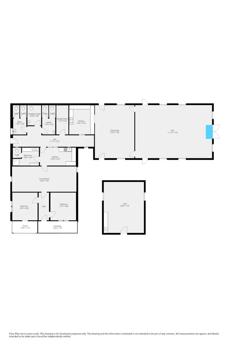 Floorplan of Homely house listing, 69 Kitchener Street, Peterborough SA 5422