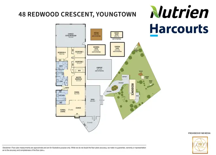 Floorplan of Homely rural property listing, 48 Redwood Crescent, Youngtown TAS 7249