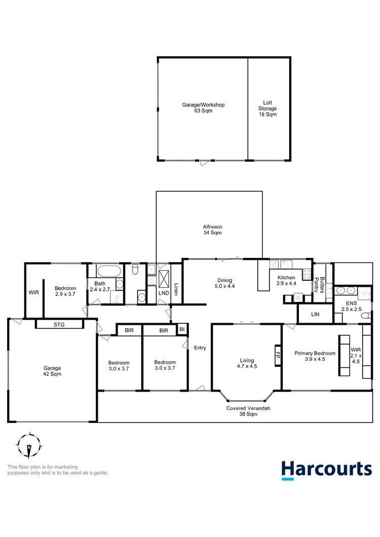 Floorplan of Homely house listing, 14 Ovata Close, Cambridge TAS 7170