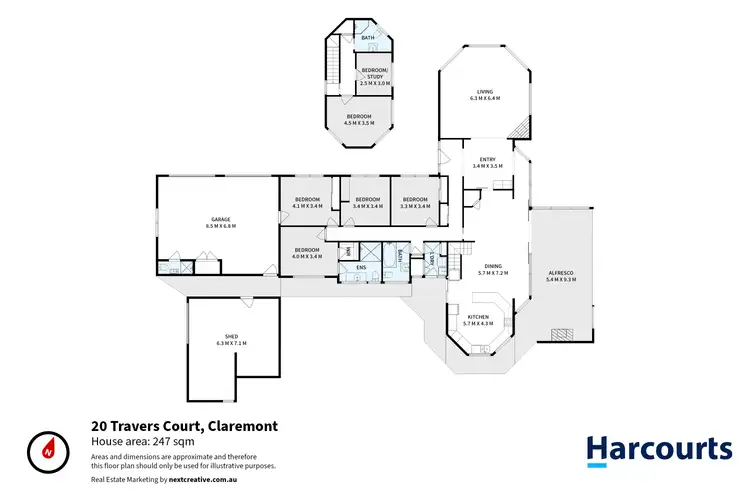 Floorplan of Homely house listing, 20 Travers Court, Claremont TAS 7011