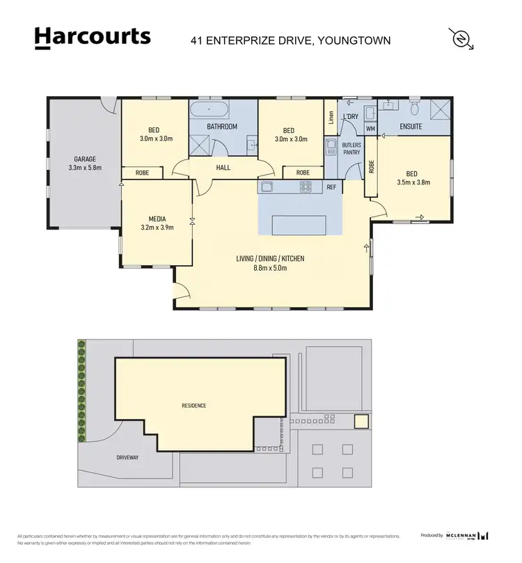 Floorplan of Homely house listing, 41 Enterprize Drive, Youngtown TAS 7249