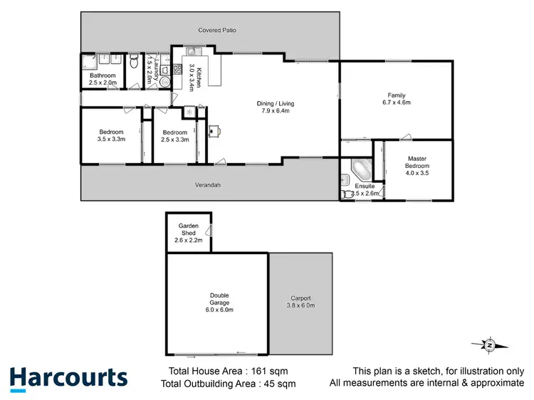 Floorplan of Homely house listing, 2 Bismarck Court, Collinsvale TAS 7012