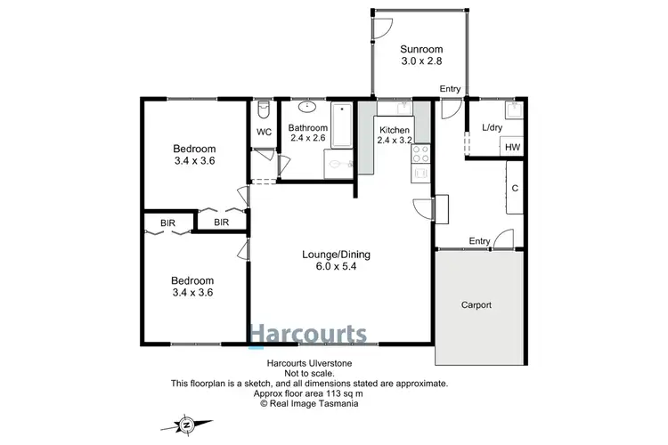 Floorplan of Homely unit listing, 6/20a John Street, Ulverstone TAS 7315