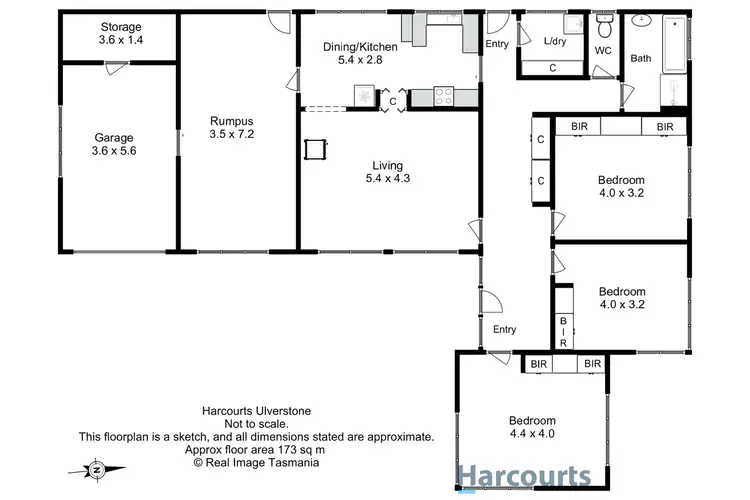 Floorplan of Homely house listing, 52 Leighlands Avenue, Ulverstone TAS 7315