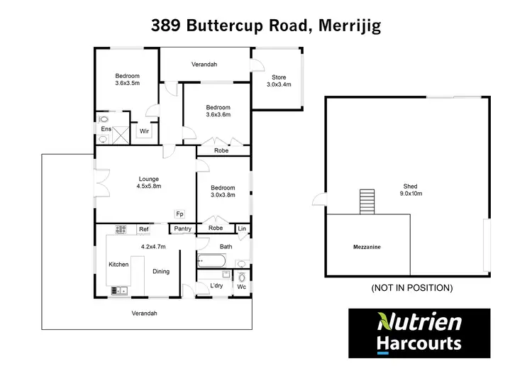 Floorplan of Homely house listing, 389 Buttercup Road, Merrijig VIC 3723