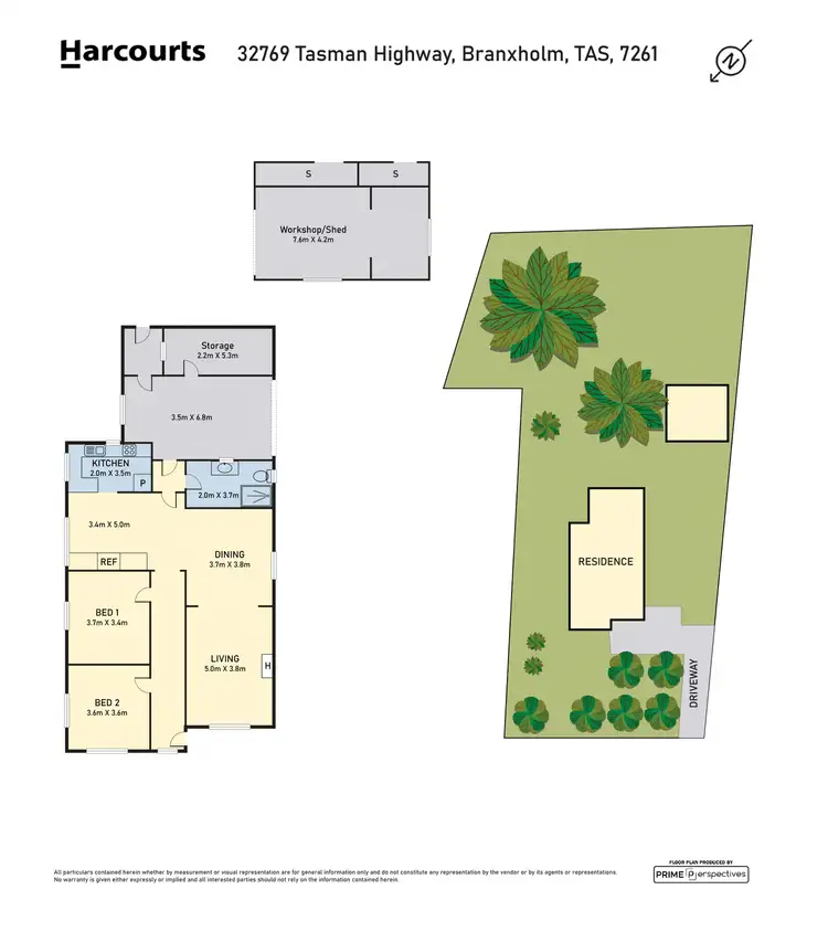 Floorplan of Homely house listing, 32769 Tasman Highway, Branxholm TAS 7261