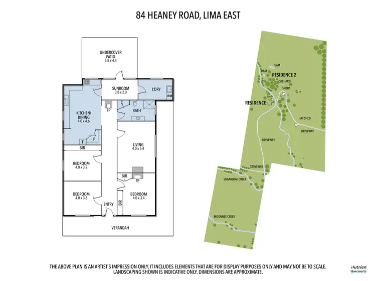 Floorplan of Homely rural property listing, 84 Heaney Road, Lima East VIC 3673