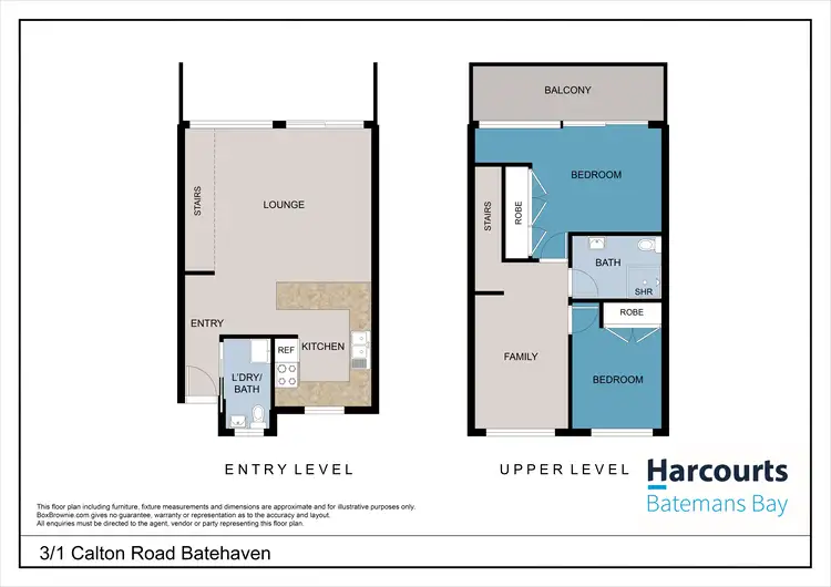 Floorplan of Homely townhouse listing, 3/1 Calton Road, Batehaven NSW 2536