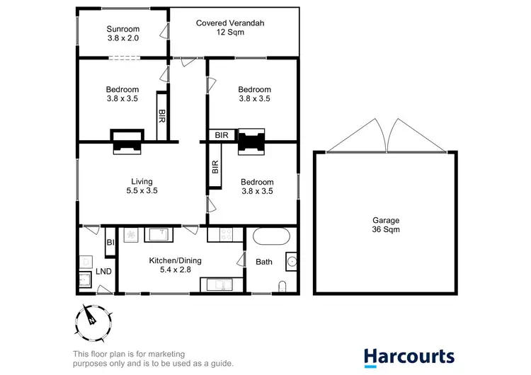 Floorplan of Homely house listing, 15 Douglas Street, Bellerive TAS 7018
