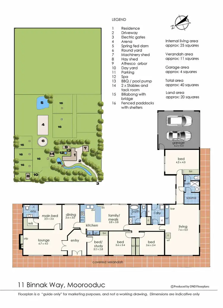 Floorplan of Homely rural property listing, 11 Binnak Way, Moorooduc VIC 3933