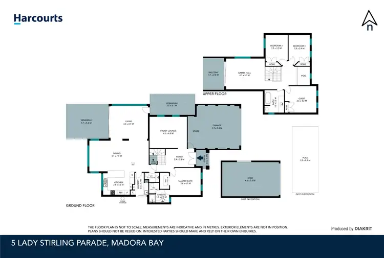 Floorplan of Homely house listing, 5 Lady Stirling Parade, Madora Bay WA 6210