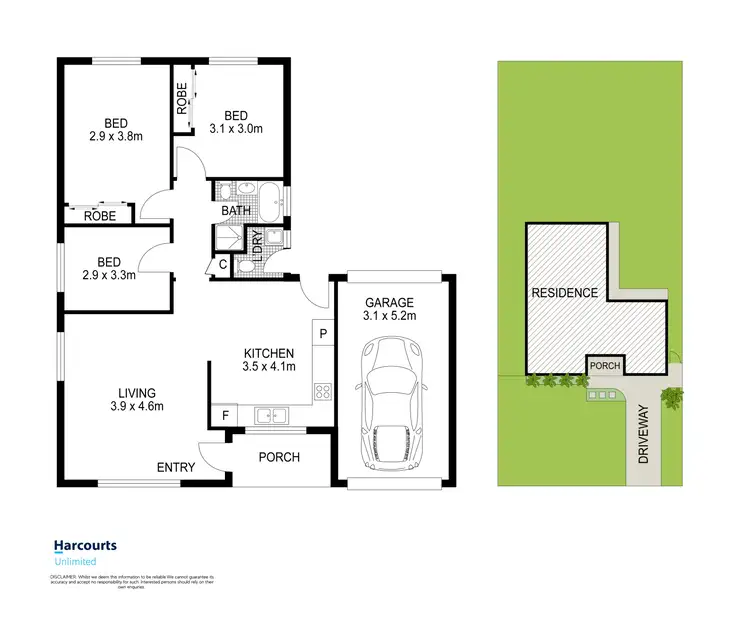 Floorplan of Homely house listing, 3 Fonda Place, Glendenning NSW 2761
