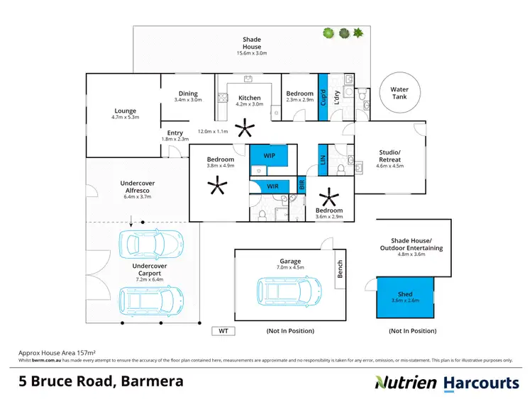 Floorplan of Homely house listing, 5 Bruce Road, Barmera SA 5345