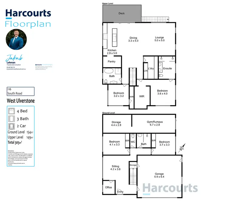 Floorplan of Homely house listing, 116 South Road, West Ulverstone TAS 7315
