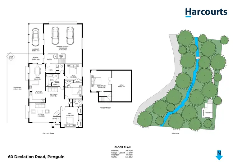 Floorplan of Homely house listing, 60 Deviation Road, Penguin TAS 7316