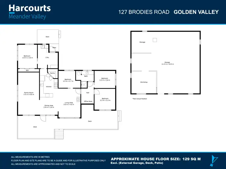 Floorplan of Homely rural property listing, 127 Brodies Road, Golden Valley TAS 7304