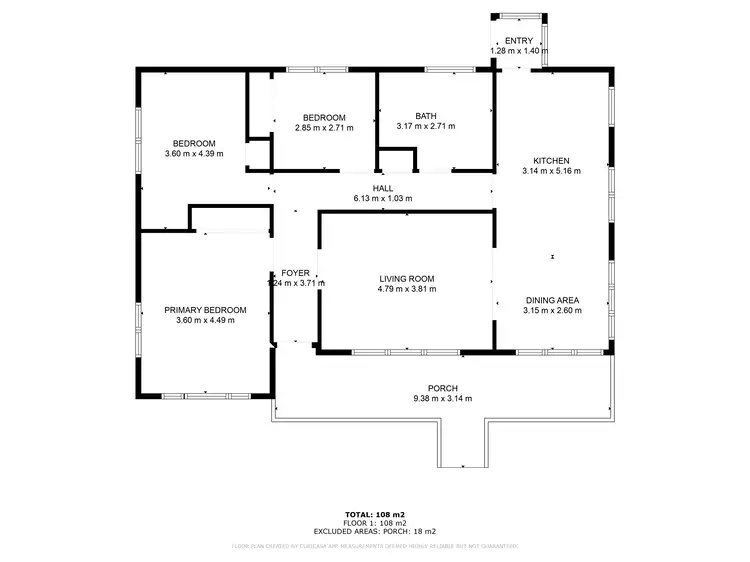 Floorplan of Homely house listing, 5 Thorne Street, Upper Burnie TAS 7320