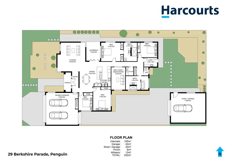 Floorplan of Homely house listing, 29 Berkshire Parade, Penguin TAS 7316
