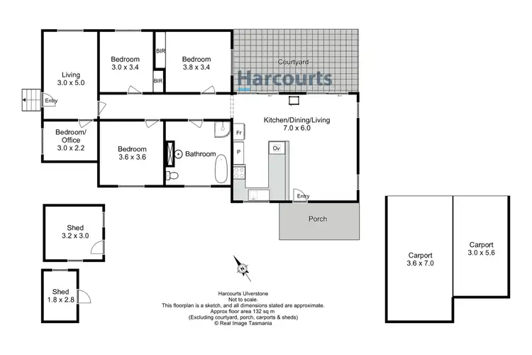 Floorplan of Homely house listing, 22 Gawler Road, Ulverstone TAS 7315